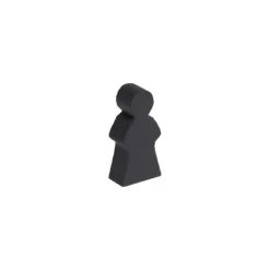 Frau - 14x30x8mm - schwarz