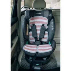 FreeON Universal Autositz- und Kinderwageneinsatz weiß-rosa