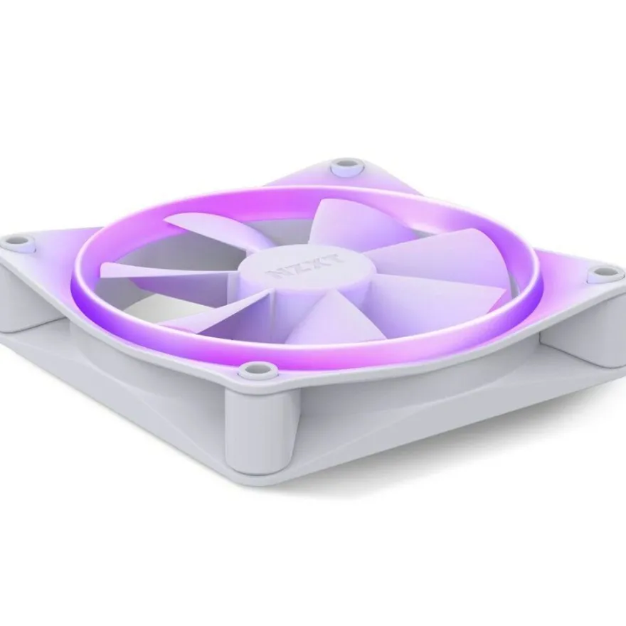 F120 RGB Single 120x120x26 (weiß, Einzellüfter, ohne Controller)