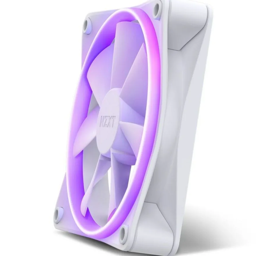 F120 RGB Single 120x120x26 (weiß, Einzellüfter, ohne Controller)