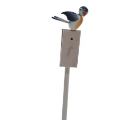 Frühlingsdekoration Singvogel Blaumeise auf Stab Höhe=5cm NEU Frühling Vogelhaus