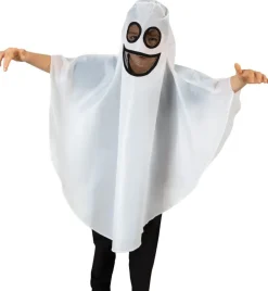 FRIES Geist Spucky Kinder Umhang Haube Halloween Gespenst 104-140