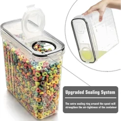 Frischhaltedosen Vorratsdosen Müsli Zucker Luftdicht Set 2,5 l 8 Stk