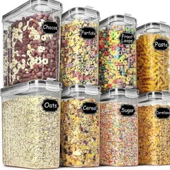 Frischhaltedosen Vorratsdosen Müsli Zucker Luftdicht Set 2,5 l 8 Stk