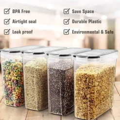 Frischhaltedosen Vorratsdosen Müsli Zucker Luftdicht Set 2,5 l 8 Stk