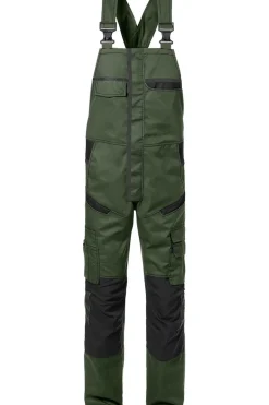 Fristads Latzhose 1555 STFP Army Grün/Schwarz