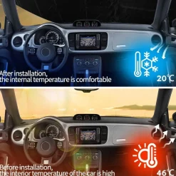Frontscheibenabdeckung für Mercedes Sprinter 2006-2018, wasserdicht, Thermo