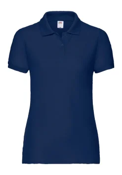 Fruit of the Loom Damen dünnes Poloshirt Polo Mischgewebe 63-212-0 NEU