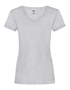 Fruit of the Loom Damen T-Shirt Lady-Fit Valueweight V-Neck 61-398-0 NEU