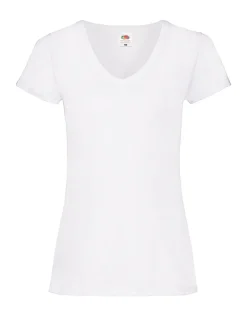 Fruit of the Loom Damen T-Shirt Lady-Fit Valueweight V-Neck 61-398-0 NEU