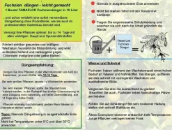 Fuchsiendünger Dünger Fuchsien , Pflanzendünger 5 Portionsbeutel für 50 l