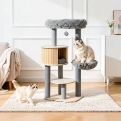 Fudajo Urban Studio 122cm Kratzbaum Katzenbaum Katzenkratzbaum Kletterbaum