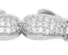 Funkiges 925 Sterling Silber Baby - Armband mit Zirkonia - 14.5cm, 9 Gramm