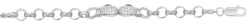 Funkiges 925 Sterling Silber Baby - Armband mit Zirkonia - 14.5cm, 9 Gramm