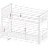 Furnlux Classic Etagenbett KEVIN - Beige - 88 x 208 x 130 cm