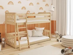 Furnlux Classic Etagenbett KEVIN - Beige - 88 x 208 x 130 cm