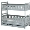 Furnlux Classic Etagenbett KORS - Grau - 88 x 188 x 164 cm