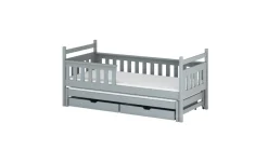 Furnlux Classic Hausbett DOMI - Grau - 98 x 188 x 85 cm