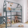 Furnlux Classic Hausbett GLORIA - Grau - 88 x 198 x 227 cm