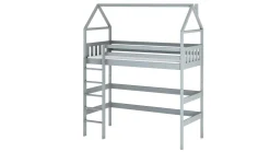 Furnlux Classic Hausbett GLORIA - Grau - 88 x 198 x 227 cm