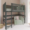 Furnlux Classic Hochbett LAURA - Graphit - 98 x 208 x 178 cm