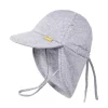 Furtalk Baby Kleinkind Sonnenhut UPF 50+ UV-Schutz Sommer Kappe mit Kinnriemen