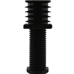 Fussstopfen 35 x 35mm mit Stellfuß lang Rohrstopfen Fusskappen Versteller Tisch