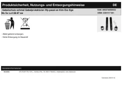Gabelschutz schmal Gabelprotektoren Wp passt an Ktm Exc Egs Mx Sx Lc4 88-97 sw