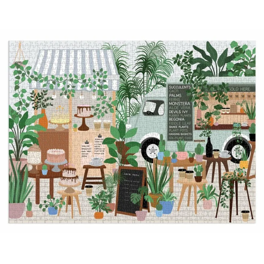 Galison Puzzle Botanical cafe 1000 Teile