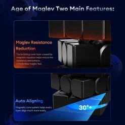 GAN 13 Maglev Frosted Stickerless 3x3 - Zauberwürfel Speedcube Magischer Magic