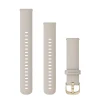 Garmin Ersatzarmband 18mm Silikon Beige/Hellgold