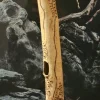 Garnelen Stamm 35x3cm - Retrooptik Garnelenhöhle Laichhöhle Garnelen Ton Deko