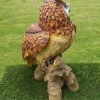 Gartenfigur Eule 57 cm Uhu Greifvogel 2202 Garten lebensecht