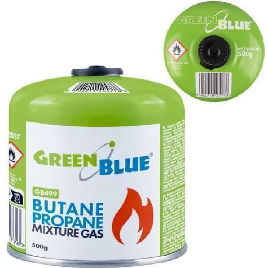 Gaskartusche GreenBlue GB499 Gaskartusche für Kochfeldbrenner 500 g