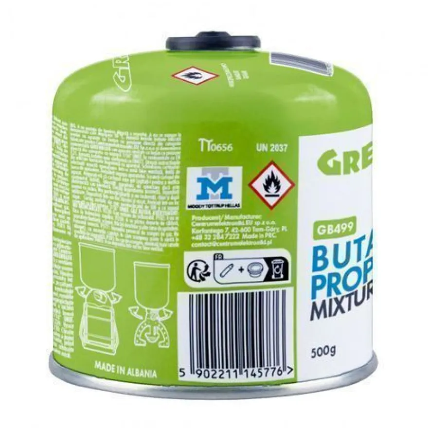 Gaskartusche GreenBlue GB499 Gaskartusche für Kochfeldbrenner 500 g