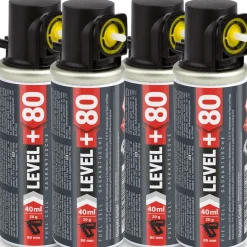 Gaskartusche 4 Stk. | 80mm für Stiftnagler gasbetriebene Setzgeräte TOP RM80