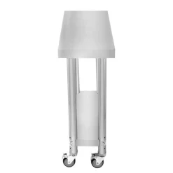 Gastro Edelstahl Arbeitstisch Vorbereitungstisch Küchentisch Mobil 60cm x 30cm