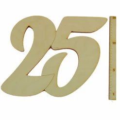 Geburtstag Hochzeit stehende Zahl 18 20 30 40 50 60 70 80 90 aus Holz 15cm hoch