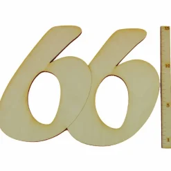Geburtstag Hochzeit stehende Zahl 18 20 30 40 50 60 70 80 90 aus Holz 15cm hoch