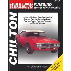 General Motors Pontiac Firebird 1967-1981 Reparaturanleitung Chilton