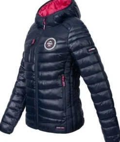 Geographical Norway Damen Steppjacke Winterjacke Übergangsjacke Kapuze D-455 NEU