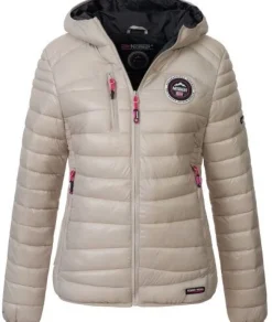 Geographical Norway Damen Steppjacke Winterjacke Übergangsjacke Kapuze D-455 NEU