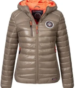 Geographical Norway Damen Steppjacke Winterjacke Übergangsjacke Kapuze D-455 NEU