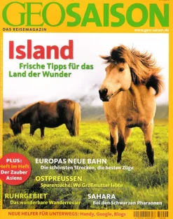 GEO SAISON Das Reisemagazin August 2007 Island Frische Tipps für ... - neuwertig