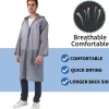 Gerhannery Regenponcho 2 Stück, Wiederverwendbar, Wasserdicht, für Damen