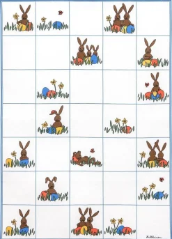 1 Geschirrtuch Ostern Hasen Osterhasen, Geschirrtücher Mitbringsel Geschenkidee Tuch