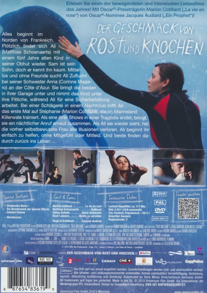 Geschmack von Rost und Knochen (DVD) Min: 117/DD5.1/WS - LEONI