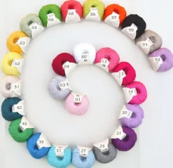 50g essential cotton dk - weiches Garn mit seidigem Glanz