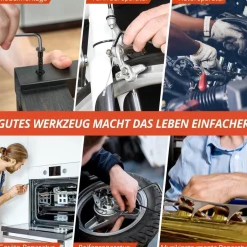 Getlitool Innensechskant Satz 13tlg mit Kugelkopf 1,27mm-10mm, Cr-V-Stahl