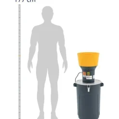 Getreidemühle für Mais und Erbsen, 60 l, 400 kg/h, 1300 W